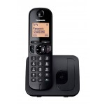 Panasonic KX-TGC210GRB Ασύρματο Ψηφιακό Τηλέφωνο Μαύρο με Ανοιχτή Ακρόαση, Φραγή Κλήσεων και Λειτουργία Eco 